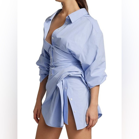 Alexander Wang Dresses & Skirts - NEW $750 Alexander Wang Voluminous Cinched Mini Shirt Dress 0